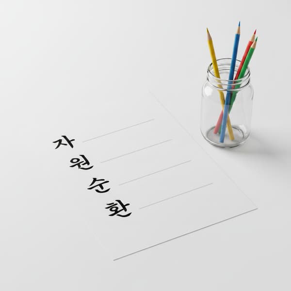 자.원.순.환으로 사행시를 짓는 이미지