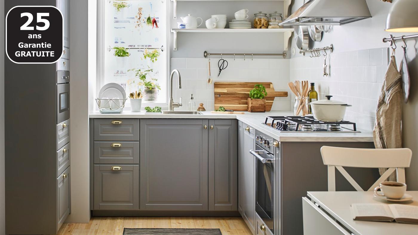 Design classique pour petite cuisine - IKEA