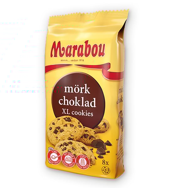 עוגיות עם נטיפי שוקולד מריר