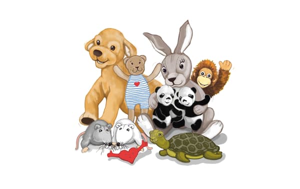 ภาพของคอลเลคชั่นตุ๊ตาผ้ารูปสัตว์