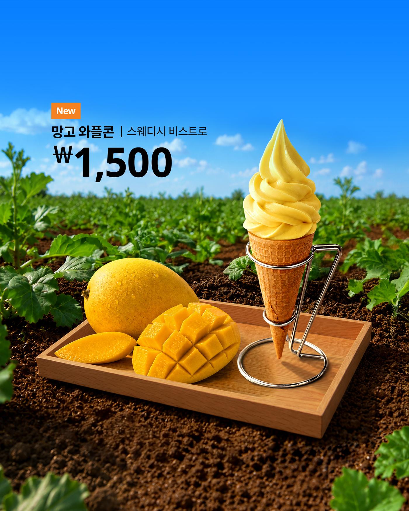 망고 와플콘 이미