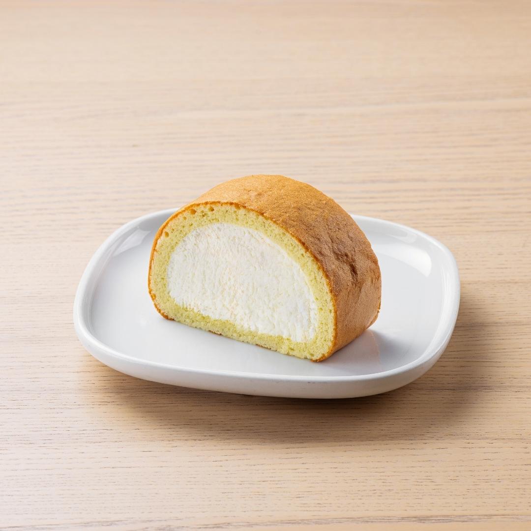 크림 롤 케이크 이미