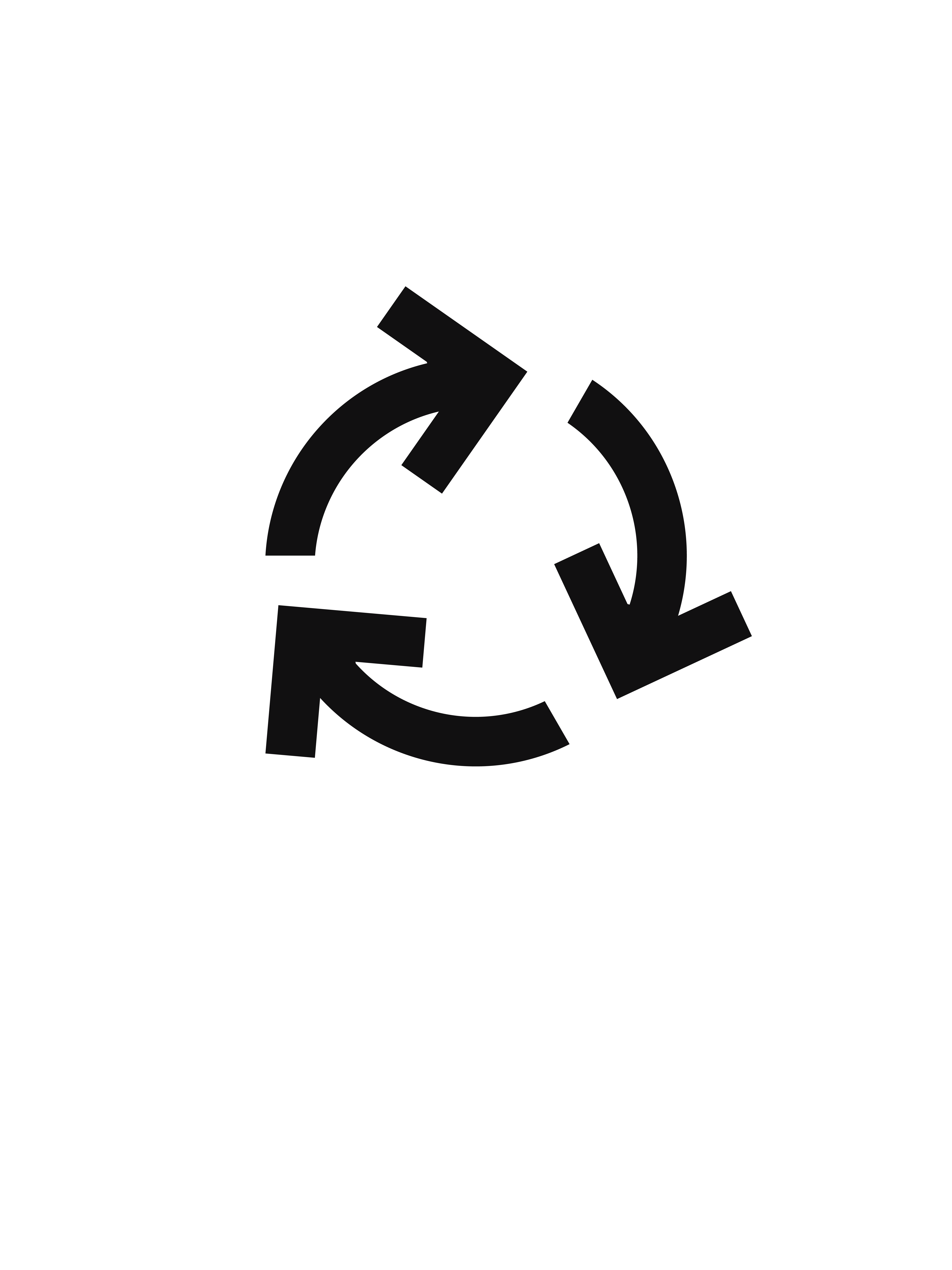 재사용과 순환을 의미하는 화살표 아이콘 이미지