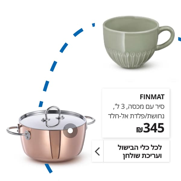 לכל כלי הבישול ועריכת השולחן