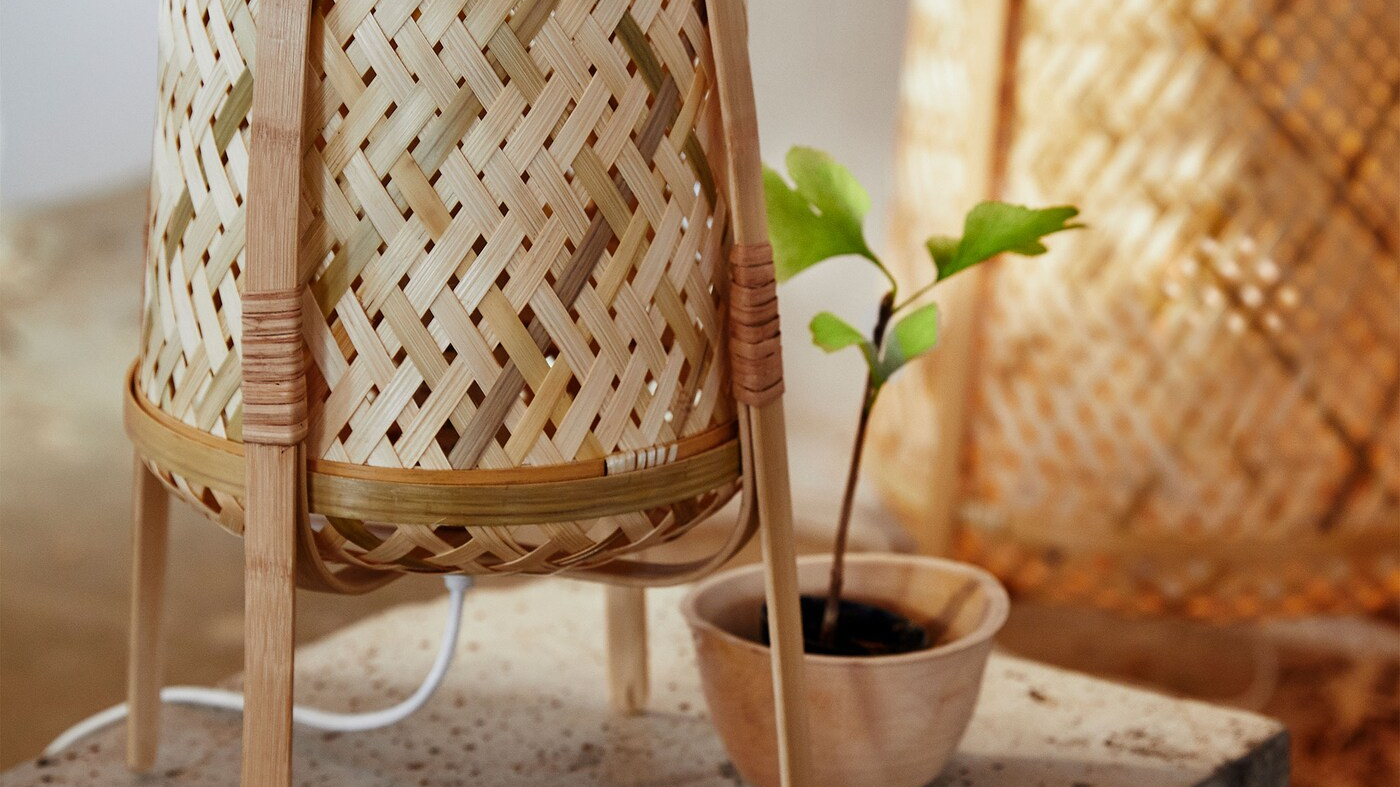 Bring home bamboo lighting with character IKEA