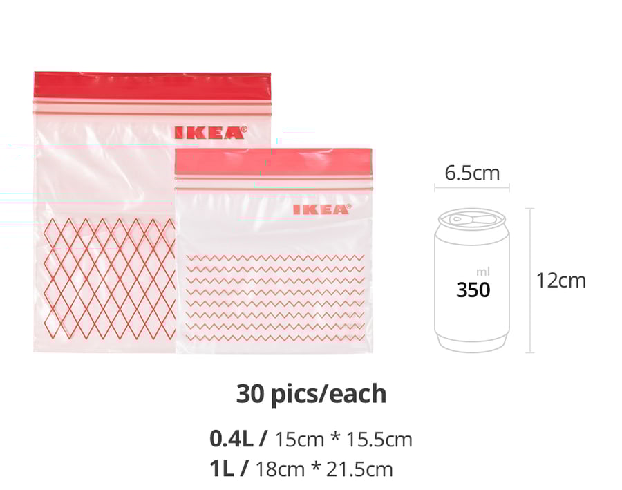 Freezer bag ISTAD IKEA