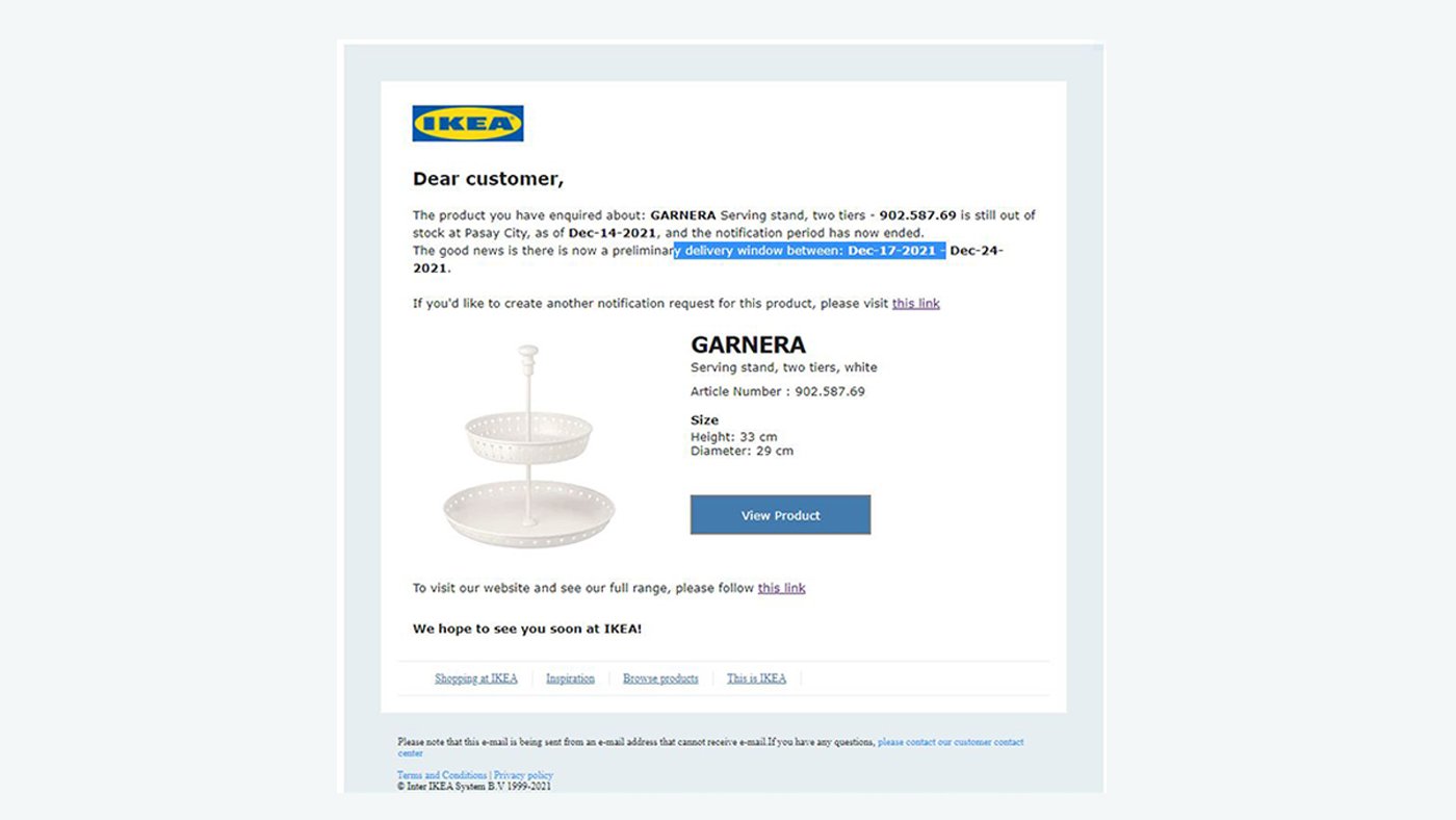 IKEA Stock Availability IKEA