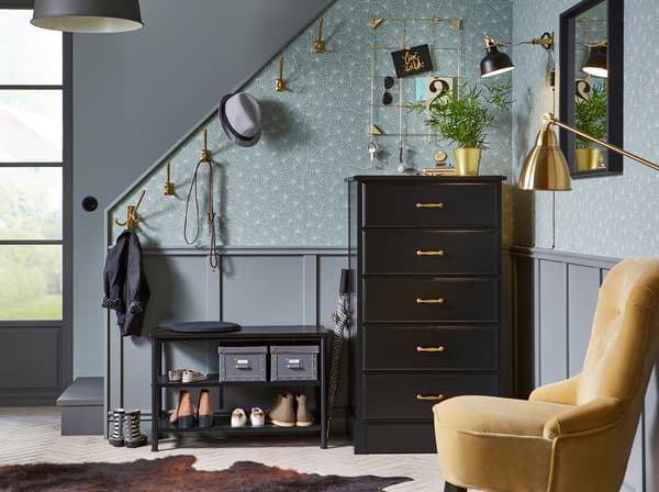 A Small Hallway To Sit Store And Hang Your Hats Ikea