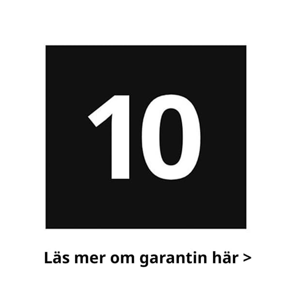 10 års garanti på FRIHETEN bäddsoffa. 