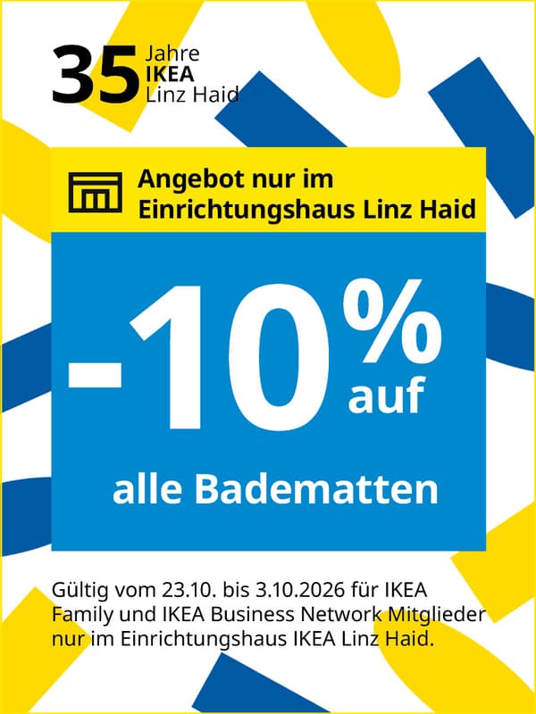 -10% auf alle Badematten vom 23.10 bis 3.10.2026