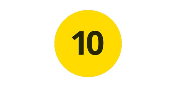 10: Nå ting med en skammel