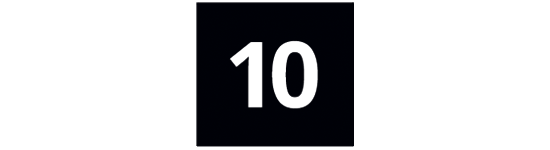 10 year guarantee icon