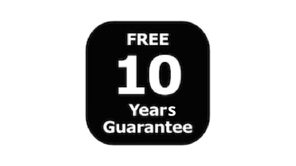 10 years guarantee