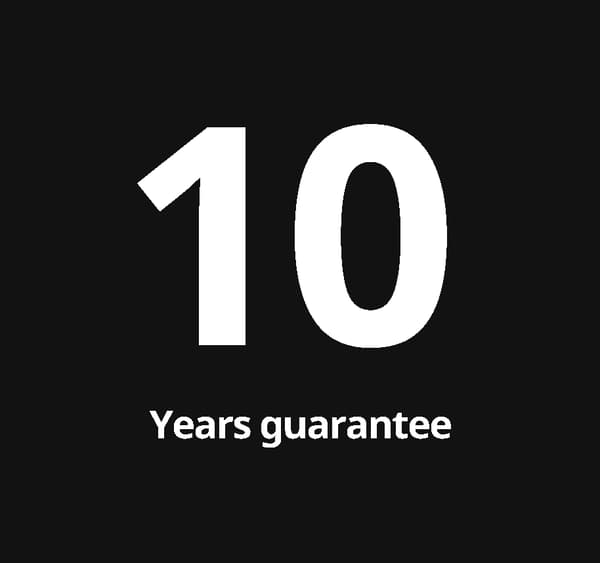 10 years guarantee