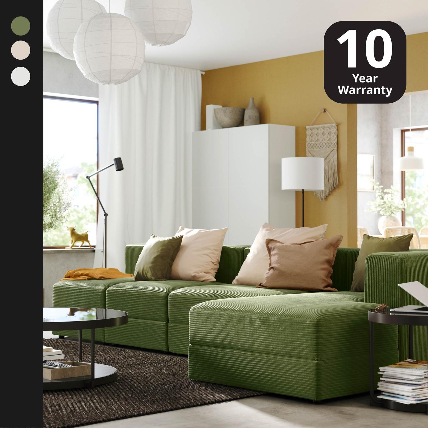 10 years warranty on our sofas
