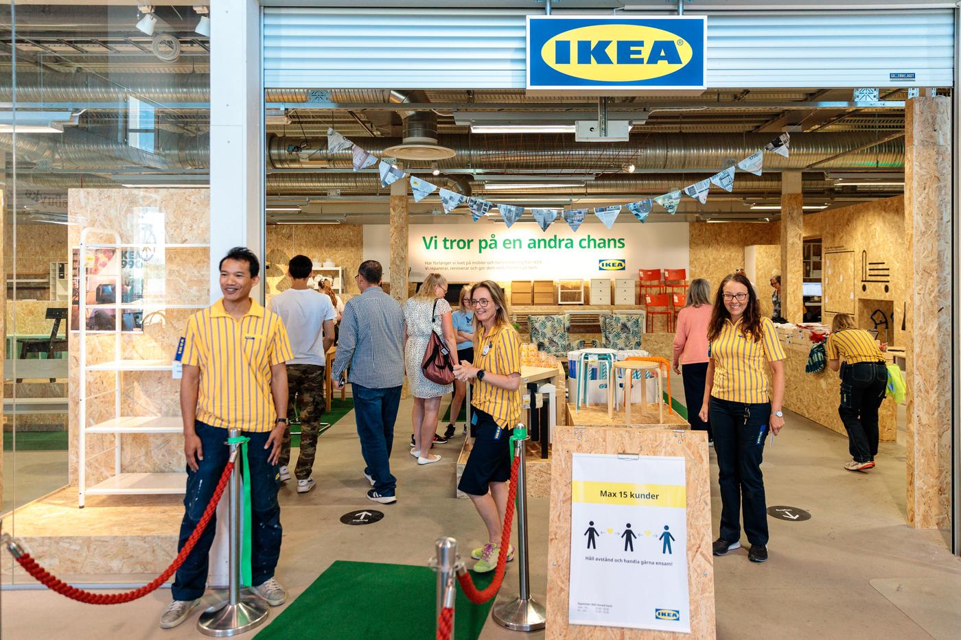 IKEA utökar testet med sin första second handbutik IKEA
