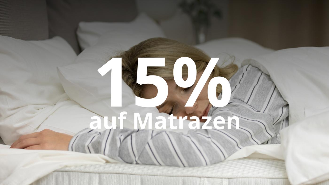 15% auf Matrazen
