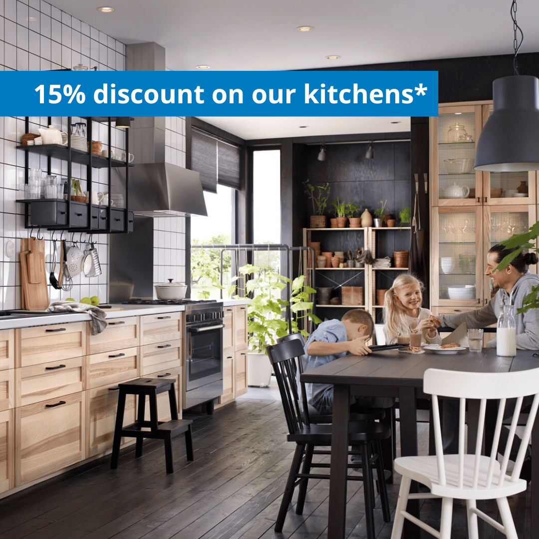 15% discount on our kitchens 