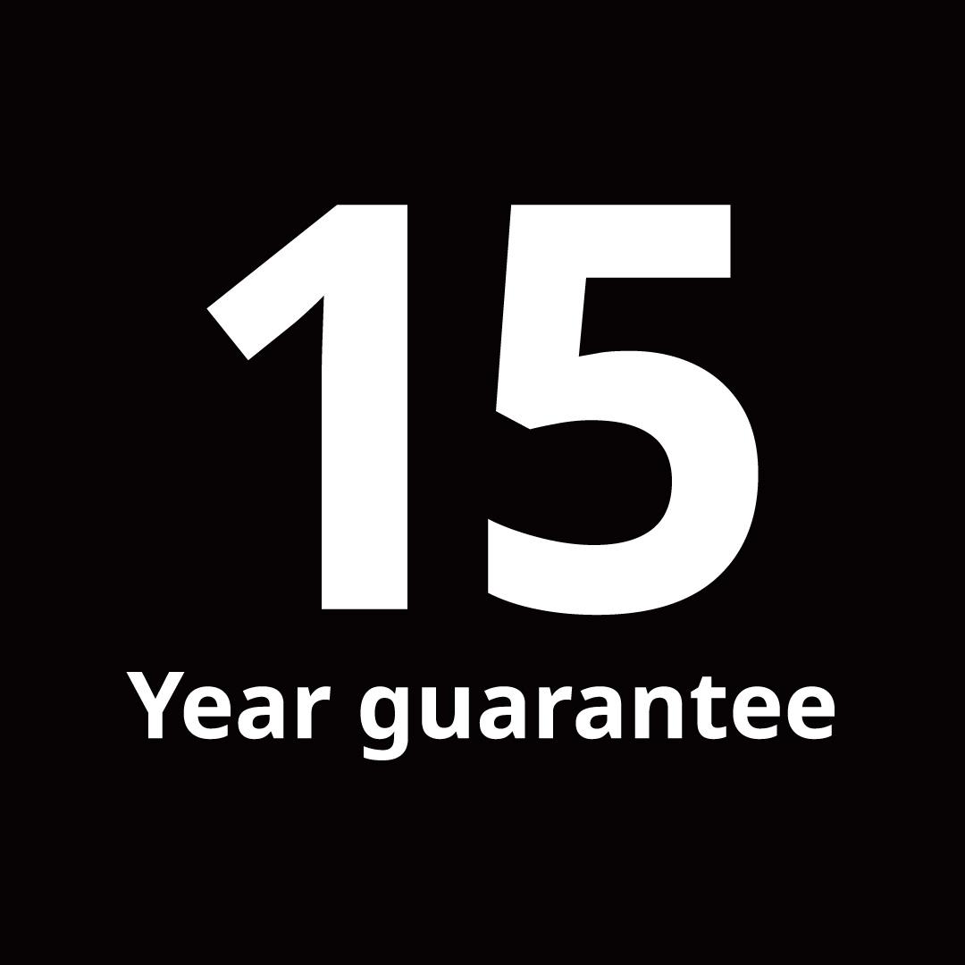 15 year guarantee