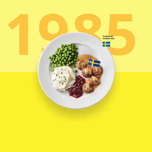 1985 meatball plate