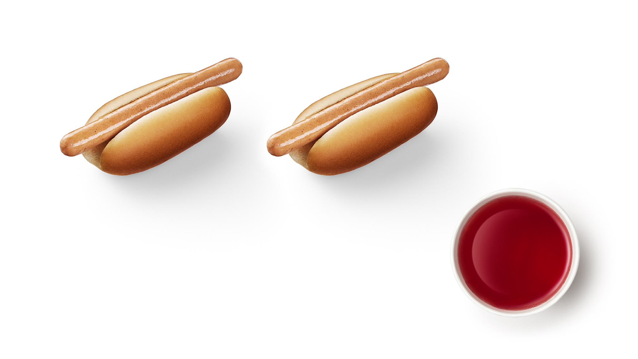 2 húsmentes hot dog