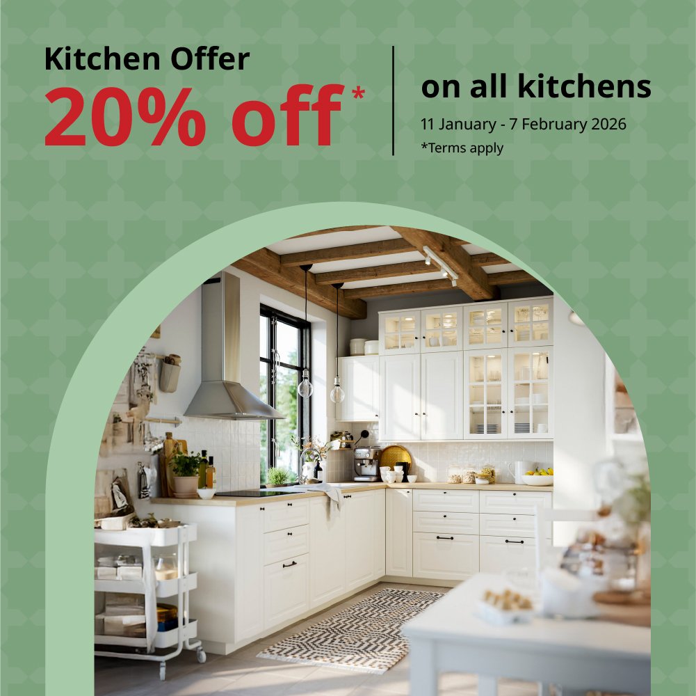 20% off all kitchens
