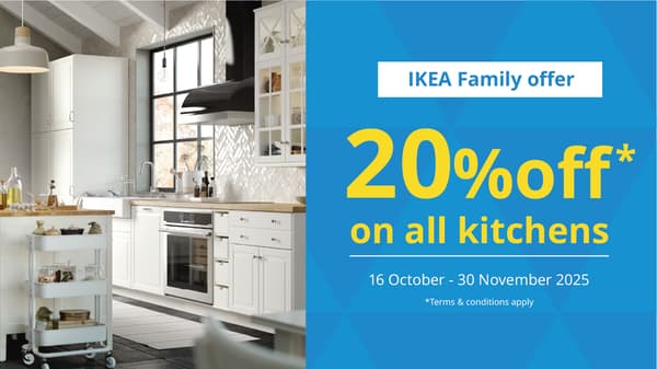20% off on all kitchens
