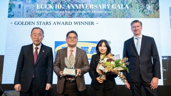 [이미지]이케아 코리아, 2022 ECCK 지속가능성 어워드 ‘골든 스타’ 부문 수상