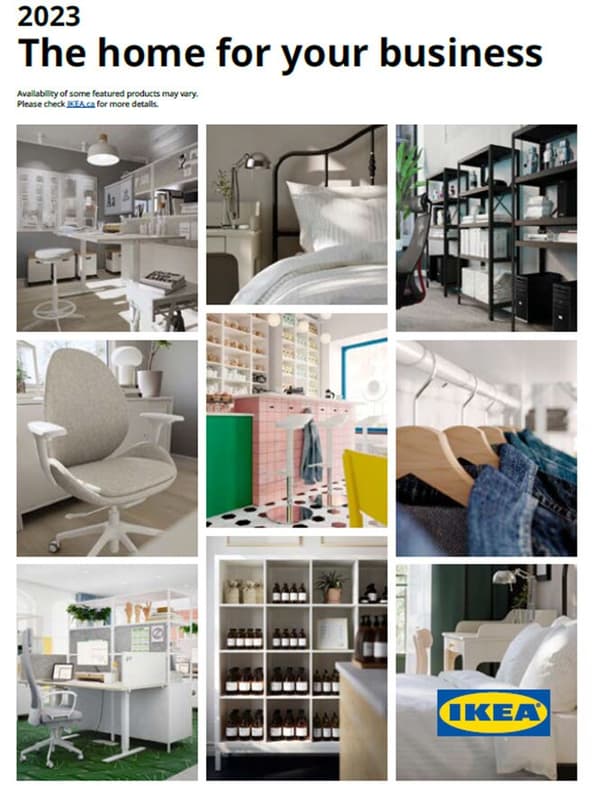 2023 IKEA for business brochure, front page.