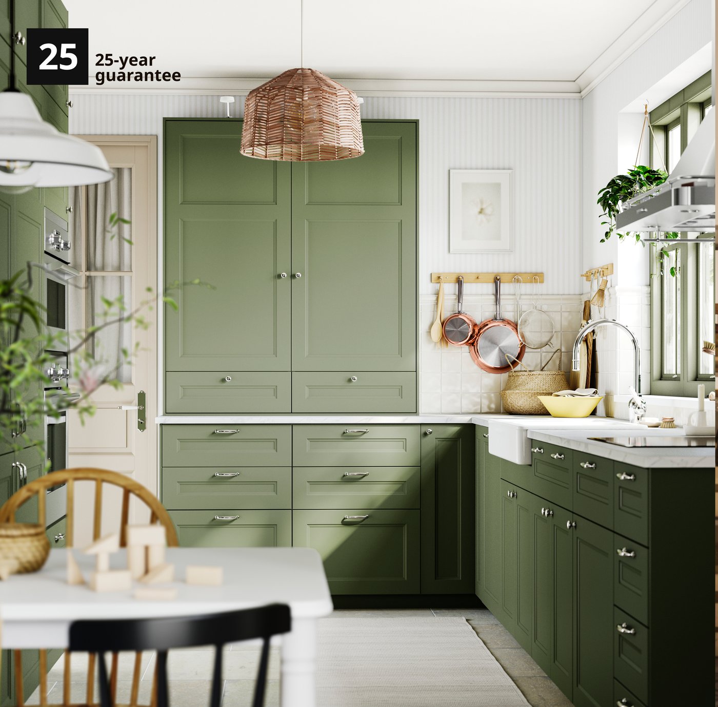 25-year guarantee on METOD kitchen