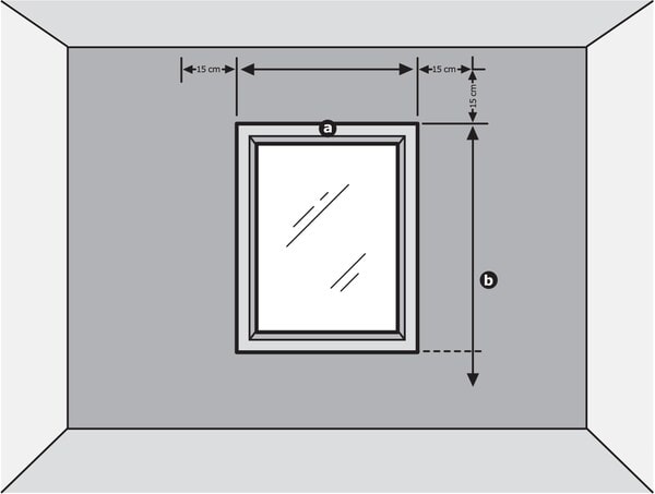 Measure the window for curtain rails, rods or blinds - IKEA