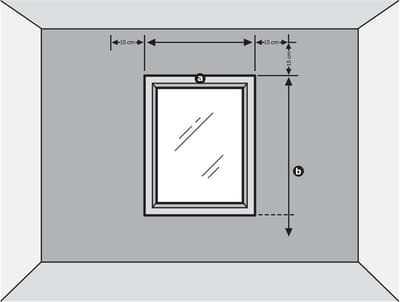Measure the window for curtain rails, rods or blinds - IKEA