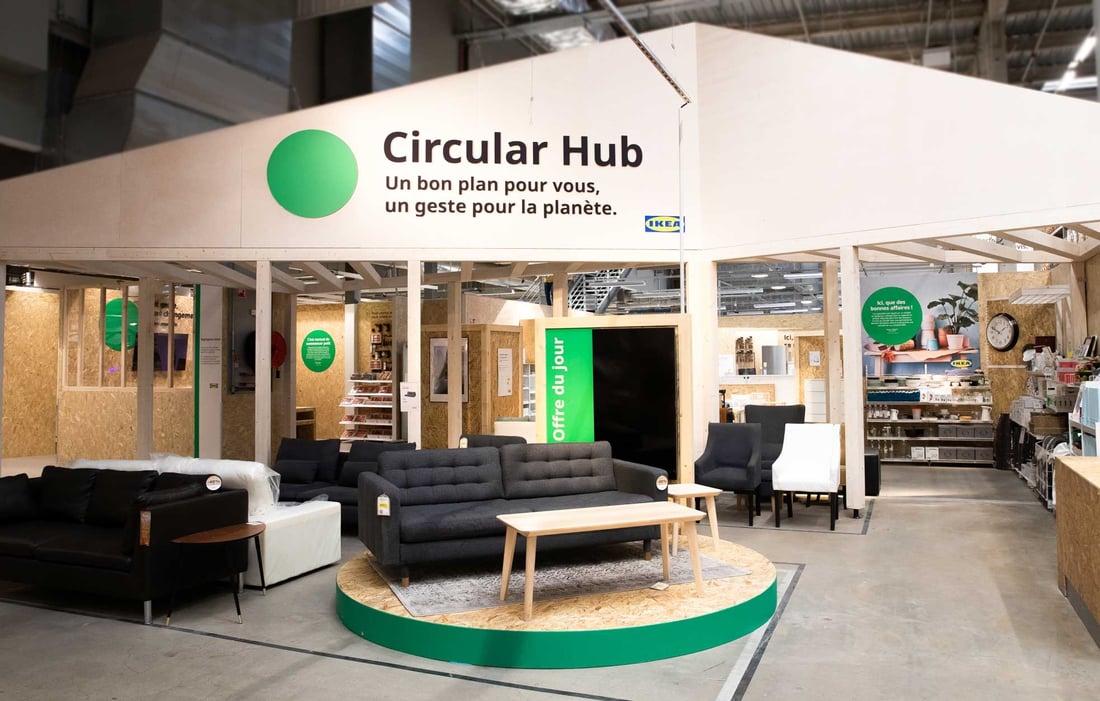 Service écologique Circular Hub achat occasion IKEA