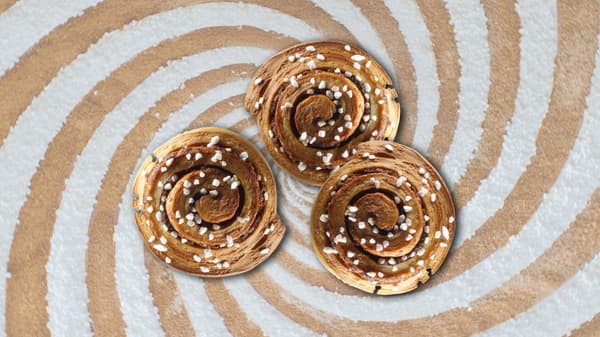 3 girelle alla cannella KAFFEREP