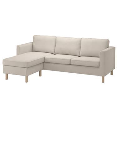 3-personers sofa med chaiselong