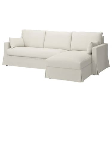 3-personers sofa med chaiselong, højre