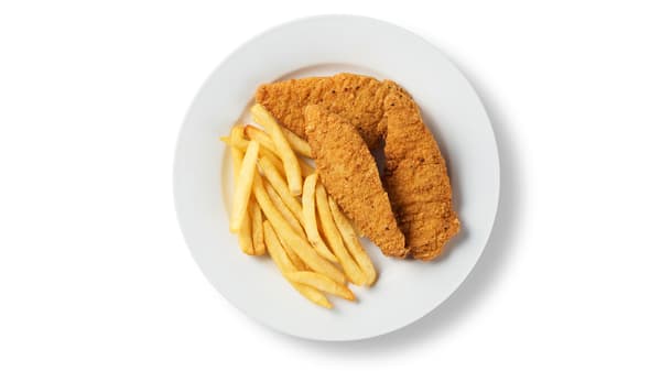 3-piece chicken tenders with french fries