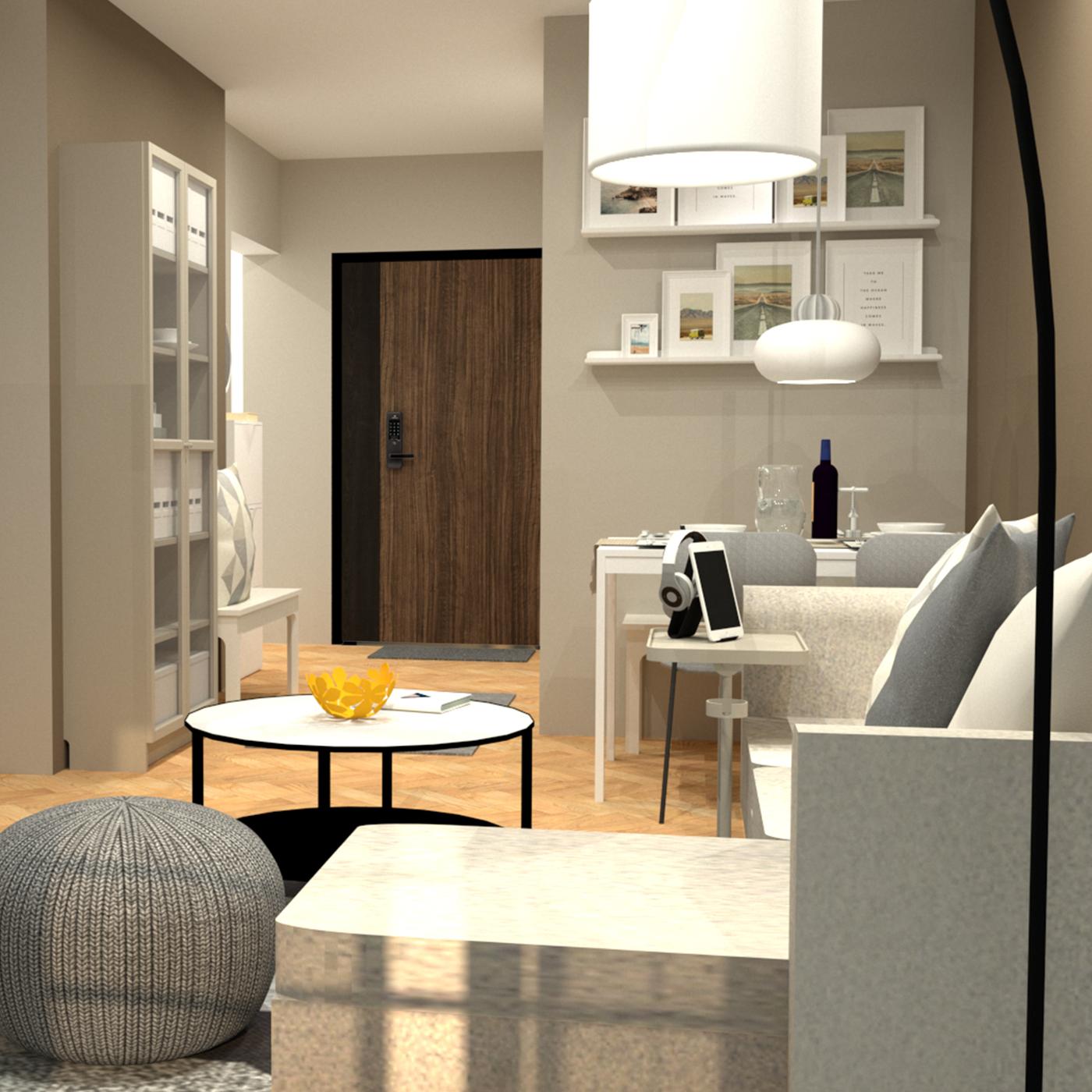 3-room Modern Contemporary