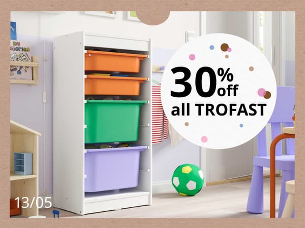30% off all TROFAST 