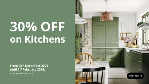 30% Off kitchens 