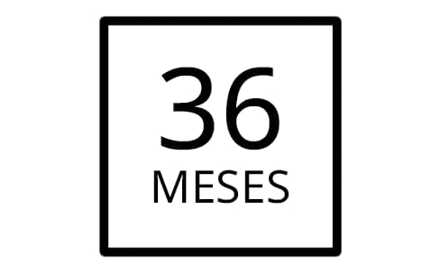 36 meses con importe mínimo de 1000€