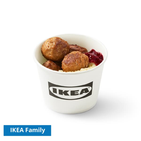 4 pcs. Swedish Meatballs (Pork & Beef)
Served with lingonberry mashed potatoes
IKEA Family price: 69 THB
Normal price: 79 THB
