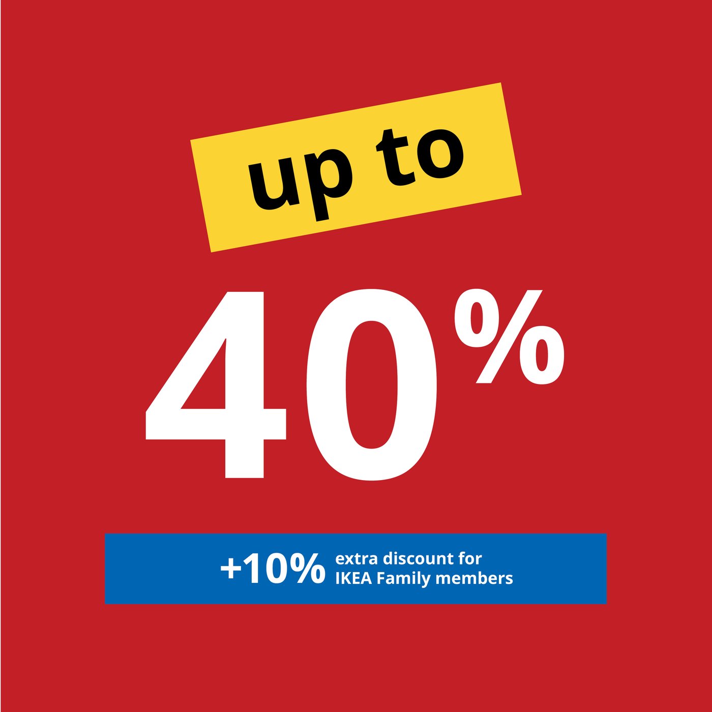 40% sale