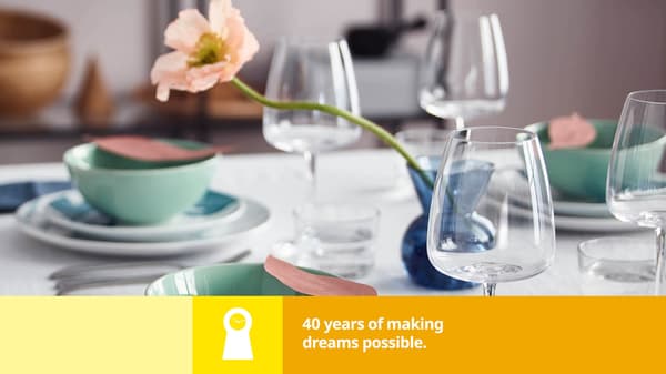 40 years of making dreams possible - 20% off select drinkware