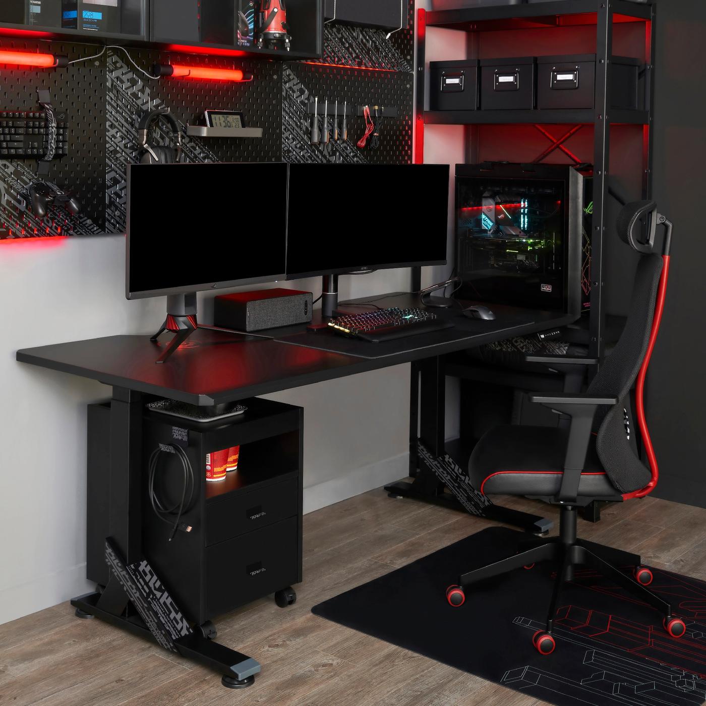 イケア、ROGの協力のもと開発した ゲーミング用家具＆アクセサリーを
