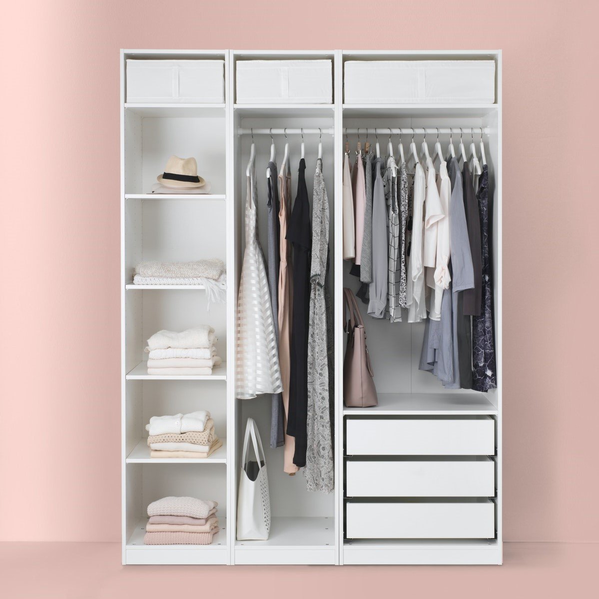 ikea wardrobe drawer inserts