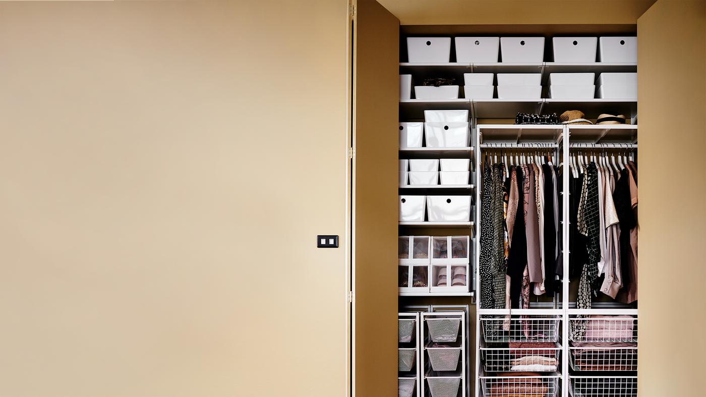 クローゼット収納のコツ おすすめアイテム Ikea 公式 Ikea
