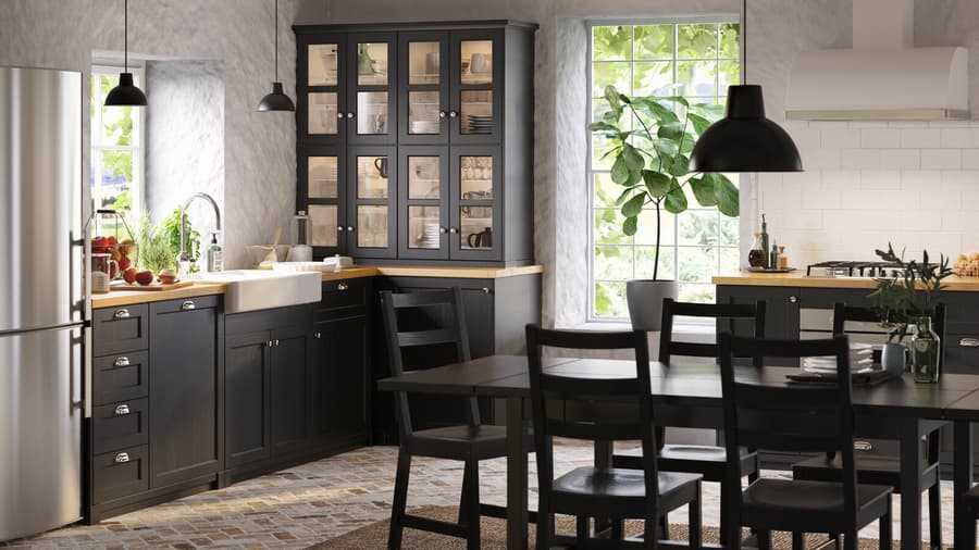LERHYTTAN black stained kitchen guide | IKEA.nl - IKEA