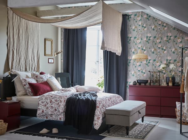 A Blooming Bourgeoisie Bedroom Ikea