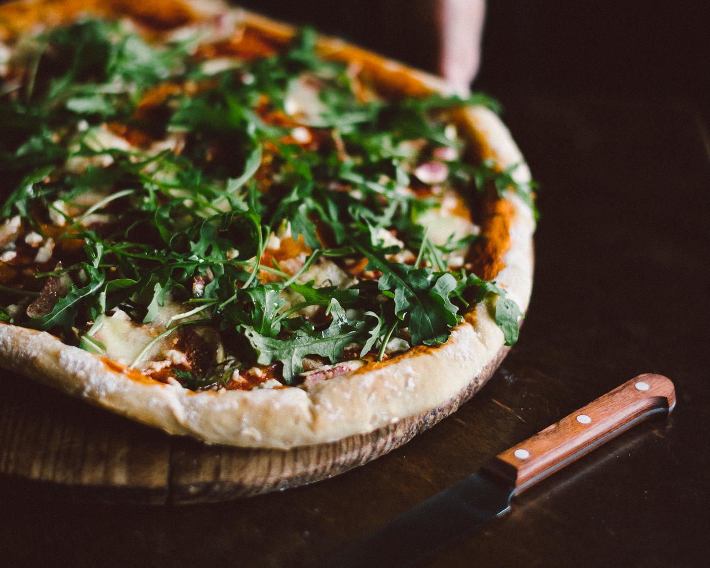 Nyårsrecept Pizza med fikon och getost IKEA